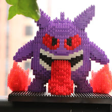 Lade das Bild in den Galerie-Viewer, Große Pokemon Gengar oder Piplup Plinfa Mikro Klemm-Baustein Figuren