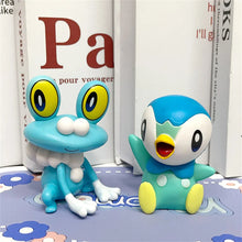 Lade das Bild in den Galerie-Viewer, 6er Set Pokemon Figuren mit Mimigma Mimikyu, Dratini, Froxy Froakie, Geckarbor Treecko, Plinfa