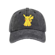 Lade das Bild in den Galerie-Viewer, Pikachu Kinder Cap in Jeans Optik