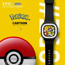 Lade das Bild in den Galerie-Viewer, Pokomon Pikachu Kinder Armbanduhr mit klassicher Anzeige der Uhrzeit
