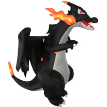 Lade das Bild in den Galerie-Viewer, Aufblasbares Charizard Glurak Kostüm für Cosplay, Karneval, Fasching etc.