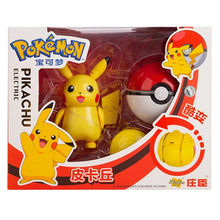 Lade das Bild in den Galerie-Viewer, Pokemon Spielzeug - Großer Pokeball mit Pokemon Figur zum spielen oder sammeln