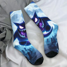 Lade das Bild in den Galerie-Viewer, Farbenfrohe Gengar Socken in vielen bunten Motiven