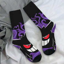 Lade das Bild in den Galerie-Viewer, Farbenfrohe Gengar Socken in vielen bunten Motiven