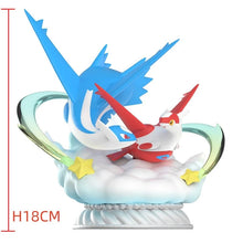 Lade das Bild in den Galerie-Viewer, Pokemon Latios mit Latias Figur Statue (ca. 18cm)