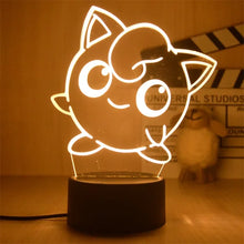 Lade das Bild in den Galerie-Viewer, Pokemon Anime Warmlicht Nachtlicht Deko Lampe
