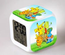 Lade das Bild in den Galerie-Viewer, Pokemon Anime Wecker mit LED und Alarm Funktion in vielen Motiven