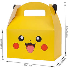 Lade das Bild in den Galerie-Viewer, Pikachu oder Pokeball Geburtstagsbox für Süßigkeiten etc.
