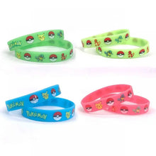Lade das Bild in den Galerie-Viewer, 12 Stk. Kinder Armbänder mit Pikachu Motiven