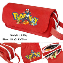 Lade das Bild in den Galerie-Viewer, Pikachu Stifttasche Federmappe (21x11x7cm) in vielen Farben