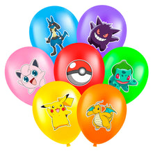 Lade das Bild in den Galerie-Viewer, 28 bunte Pokemon Luftballons für Geburtstag, Feier, Deko, Kindergeburtstag