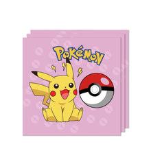 Lade das Bild in den Galerie-Viewer, Pokemon Kinder-Geburtstags Deko - Teller, Becher, Banner, Tischdecke etc.