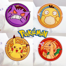Lade das Bild in den Galerie-Viewer, Pokemon Pikachu Acrylic Tassenuntersetzer in vielen Motiven
