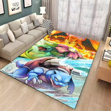 Lade das Bild in den Galerie-Viewer, Glurak, Turtok, Bisasam u. a. Pokemon Teppich