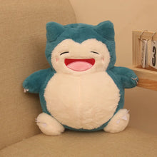 Lade das Bild in den Galerie-Viewer, Fröhlicher Snorlax Relaxo Kuschel Pokemon ca. 30cm Stofftier