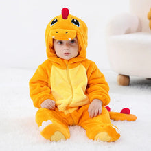 Lade das Bild in den Galerie-Viewer, Pokemon Baby Pyjama Schlafanzug im niedlichen Glumanda Motiv