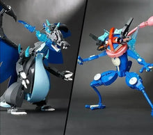Lade das Bild in den Galerie-Viewer, Glurak Charizard X oder Quajutsu Greninja Baustein Spielzeug Set