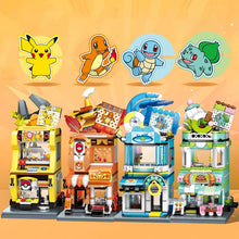 Lade das Bild in den Galerie-Viewer, Pikachu, Glumanda, Schiggy oder Bisasam Shop Klemm-Baustein Sets