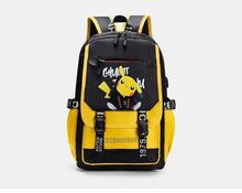 Lade das Bild in den Galerie-Viewer, Multifunktionaler Schulranzen mit Pikachu Motiven