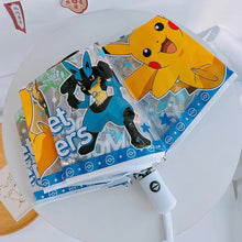 Lade das Bild in den Galerie-Viewer, Pokemon Pikachu Transparenter Regenschirm