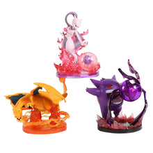 Lade das Bild in den Galerie-Viewer, Mewtu, Gengar, Glurak / Charizard Pokemon Sammel Figuren kaufen