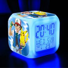 Lade das Bild in den Galerie-Viewer, Pokemon Digital Wecker / Uhr - 7 Farben (19 verschiedene Motive) kaufen