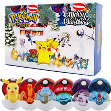 Lade das Bild in den Galerie-Viewer, Pokémon 6-teiliges Pokeball Weihnachts Set kaufen