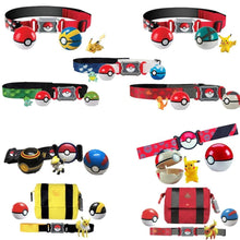 Lade das Bild in den Galerie-Viewer, Pokemon Poke Ball Gürtel mit 2x Pokeball und 1x Figur kaufen