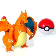 Lade das Bild in den Galerie-Viewer, Pikachu, Mewtu, Glurak, Bisasam oder Turtok Figur mit Pokeball kaufen