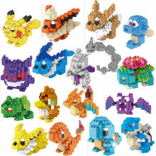 Lade das Bild in den Galerie-Viewer, Pokemon Pikachu, Charizard etc. Baustein Set (32 Motive zur Auswahl) kaufen