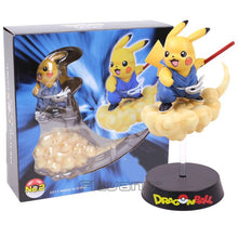 Lade das Bild in den Galerie-Viewer, Pikachu Cosplay Dragon Ball Son Goku Figur (ca. 18cm) kaufen