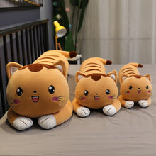 Lade das Bild in den Galerie-Viewer, 80-130cm Cartoon Hamster Stofftier oder Katzen Kuscheltiere Kissen XXL Format kaufen