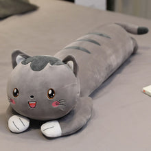 Lade das Bild in den Galerie-Viewer, 80-130cm Cartoon Hamster Stofftier oder Katzen Kuscheltiere Kissen XXL Format kaufen
