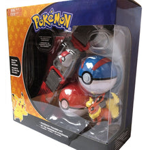 Lade das Bild in den Galerie-Viewer, Pokemon Trainer Set mit Gürtel, Pokeball, Tasche und Figur kaufen