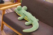 Lade das Bild in den Galerie-Viewer, XXL 170cm Cartoon Krokodil Stofftier XXL Kroko Kuscheltier kaufen