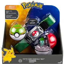 Lade das Bild in den Galerie-Viewer, Pokemon Trainer Set mit Gürtel, Pokeball, Tasche und Figur kaufen