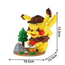 Lade das Bild in den Galerie-Viewer, Pikachu Baustein Figuren (3 Motive zur Auswahl) kaufen