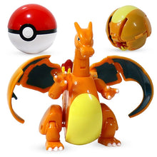 Lade das Bild in den Galerie-Viewer, Glurak / Charizard Spiel Figur mit Pokeball Pokemon Spielzeug Set kaufen