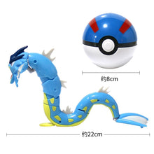 Lade das Bild in den Galerie-Viewer, Gyarados / Garados Spielzeug Figur mit Pokeball - Pokemon Spiel Set kaufen