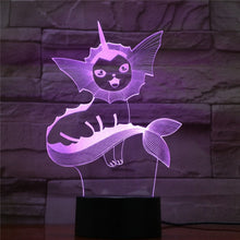 Lade das Bild in den Galerie-Viewer, Eevee / Evoli 3D LED Lampe (9 Motive) Nachtlicht, Tischlampe kaufen