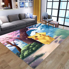 Lade das Bild in den Galerie-Viewer, Pokemon Pikachu Flannel Teppich Matte (verschiedene Motive) kaufen
