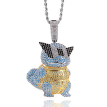 Lade das Bild in den Galerie-Viewer, Schiggy Squritle - Stylishe Pokemon Hip Hop Hals Kette kaufen