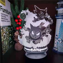 Lade das Bild in den Galerie-Viewer, Pokemon Gengar Nacht Lampe Licht mit Farbwechsel kaufen
