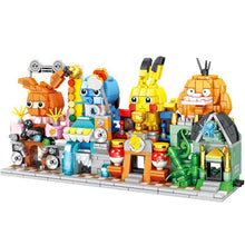 Lade das Bild in den Galerie-Viewer, Pokémon Enton, Pikachu, Schiggy, Evoli 4in1 Straßen Baustein Set kaufen