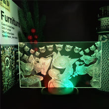 Lade das Bild in den Galerie-Viewer, Pokemon Gengar Lampe oder Nachtlicht kaufen