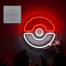 Lade das Bild in den Galerie-Viewer, Pokeball LED Neonlicht Lampe kaufen