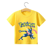 Lade das Bild in den Galerie-Viewer, Pokemon Pikachu Kinder Sommer T-Shirts in vielen Motiven und Größen kaufen