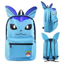 Lade das Bild in den Galerie-Viewer, Pokémon Kinder Schul Rucksack mit Ohren in diversen Motiven kaufen