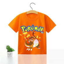 Lade das Bild in den Galerie-Viewer, Pokemon Kinder Pikachu T-Shirt für den Sommer viele Motive kaufen