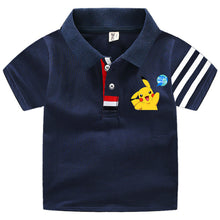 Lade das Bild in den Galerie-Viewer, Pokemon Polo Shirts für Kinder mit vielen verschiedenen Motiven für den Sommer kaufen